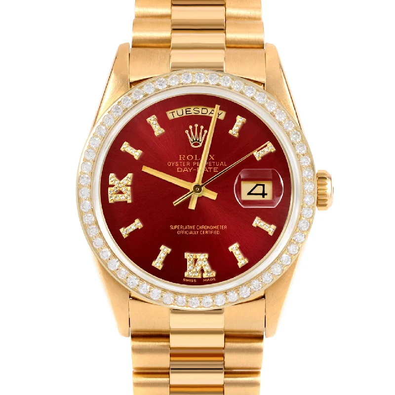 Rolex Day-Date 36mm | 18238-RED-DR8I-BDS-PRS