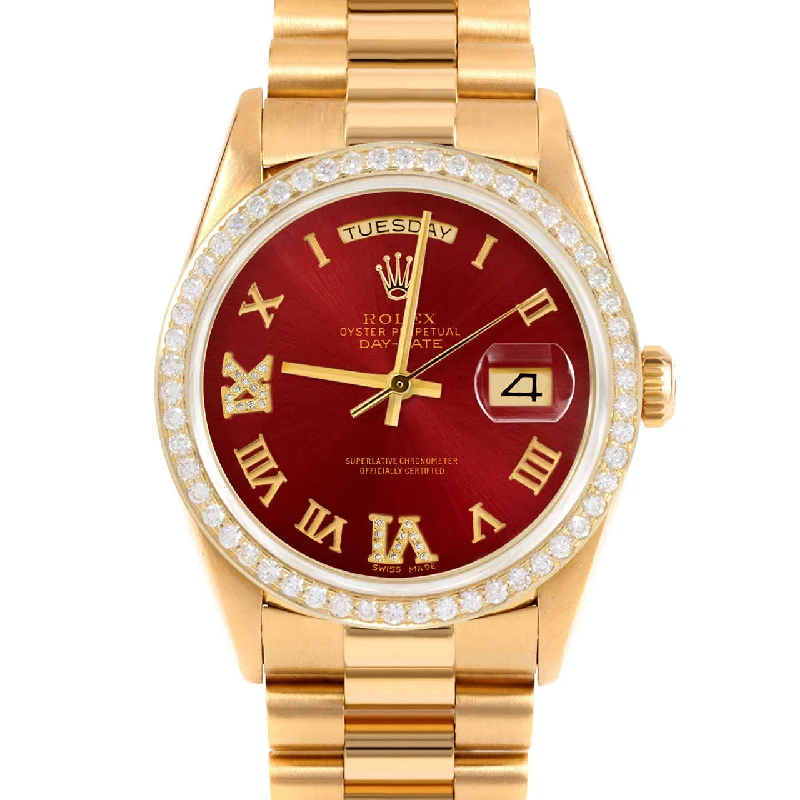 Rolex Day-Date 36mm | 18238-RED-RDR69-BDS-PRS