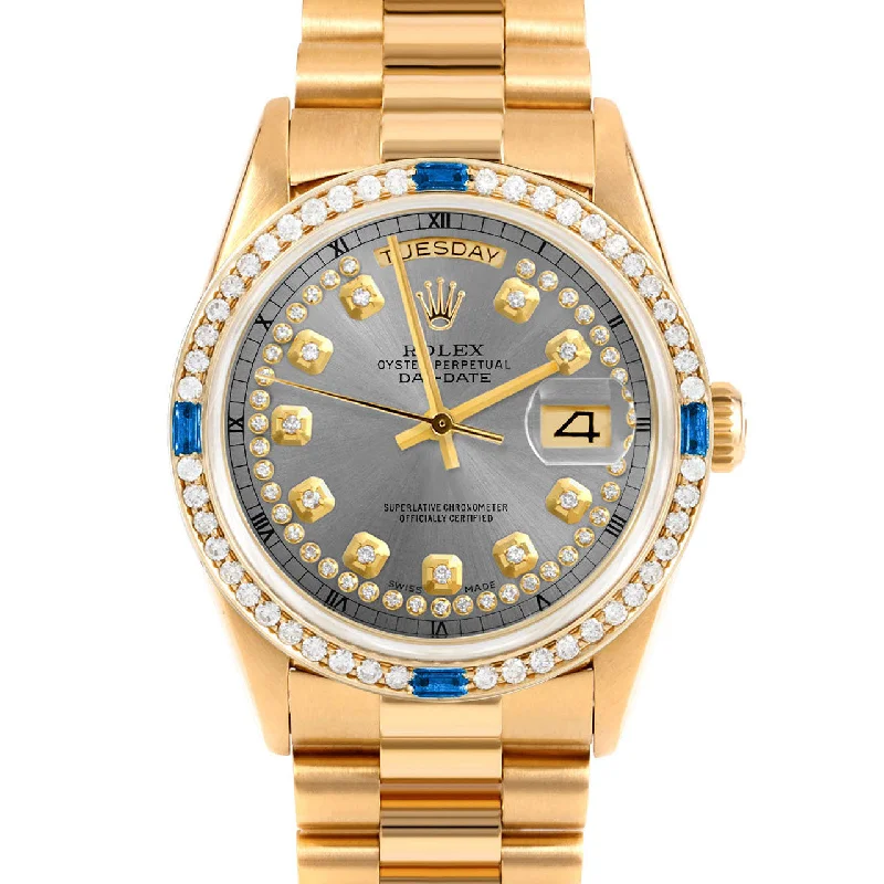 Rolex Day-Date 36mm | 18238-SLT-STRD-4SPH-PRS