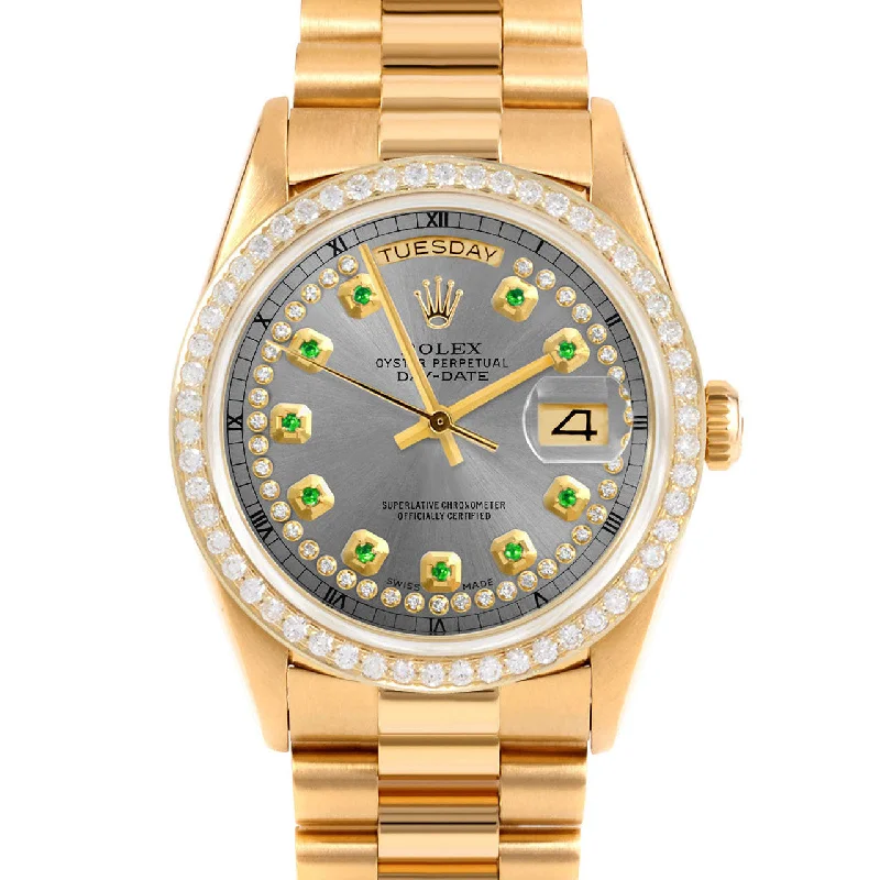 Rolex Day-Date 36mm | 18238-SLT-STRE-BDS-PRS