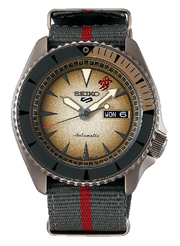 Seiko 5 SRPF71K1 Naruto Series Gaara Limited Edition Automatic Watch for Men's