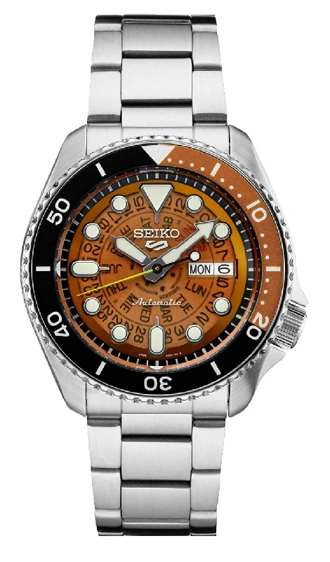 Seiko 5 Sports SRPJ47K1 Skeleton Style Automatic Watch for Men