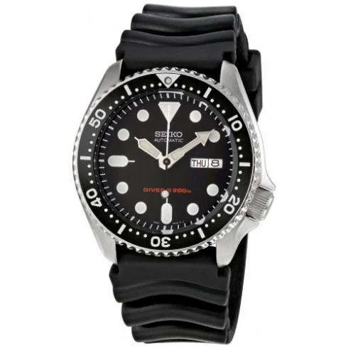 SEIKO SKX007K Automatic Rubber Strap Watch for Men