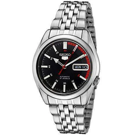 SEIKO SNK375K1 Automatic Silver Stainless Steel Watch for Men