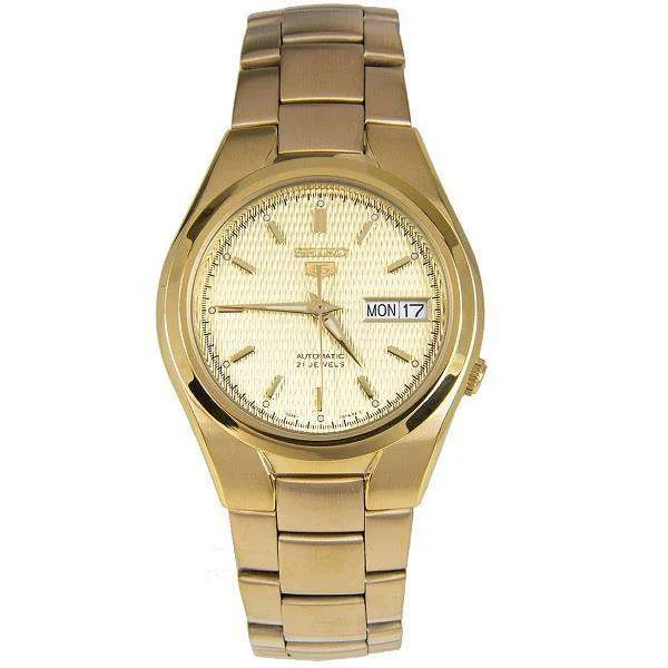 SEIKO SNK610K1 Automatic Gold Stainless Steel Watch for Men