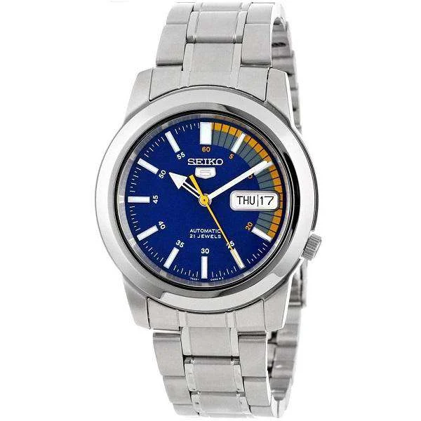 SEIKO SNKK27K1 Automatic Silver Stainless Steel Watch for Men-