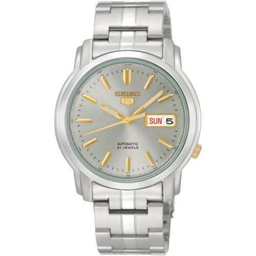 SEIKO SNKK67K1 Automatic Silver Stainless Watch for Men