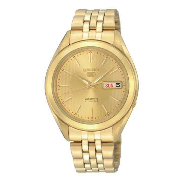 SEIKO SNKL28K1 Automatic Gold Plated Stainless Steel Watch for Men-