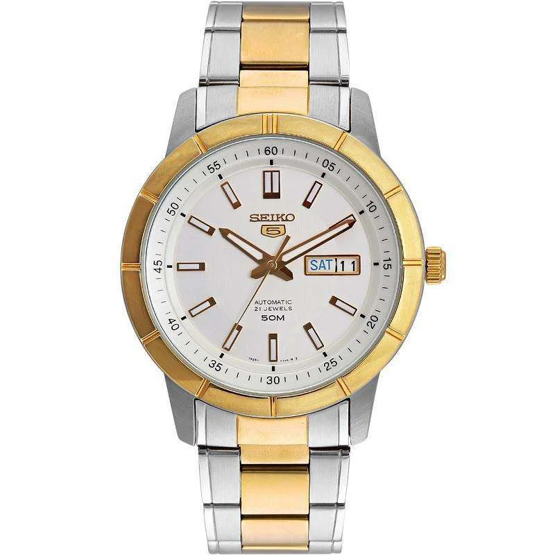 SEIKO SNKN58K1 Automatic Two Tone Stainless Steel Watch for Men