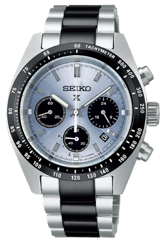 Seiko SSC909P1 Prospex Crystal Trophy Speedtimer Limited Edition Solar Watch Men