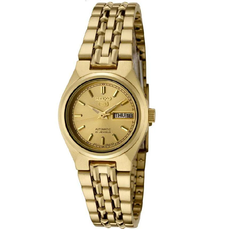 SEIKO SYMA04K1 Automatic Gold Stainless Steel Watch for Women