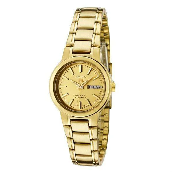 SEIKO SYME46K1 Automatic Gold Stainless Steel Watch for Women