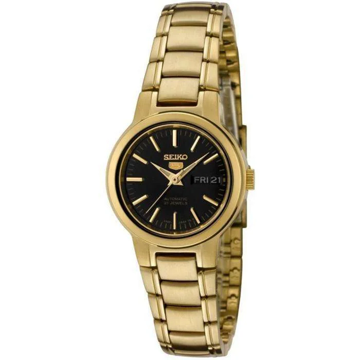 SEIKO SYME48K1 Automatic Gold Stainless Steel Watch for Women