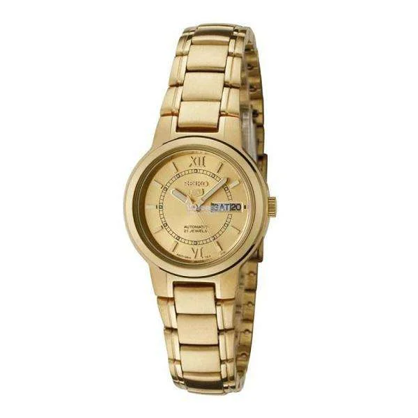 SEIKO SYME58K1 Automatic Gold Stainless Steel Watch for Women