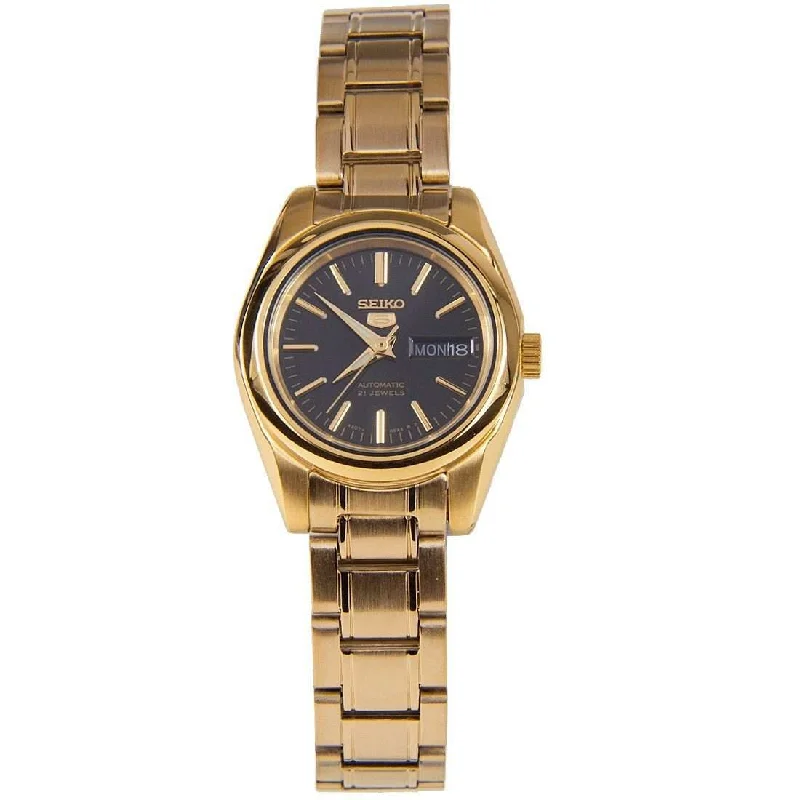 SEIKO SYMK22K1 Automatic Gold Stainless Steel Watch for Women