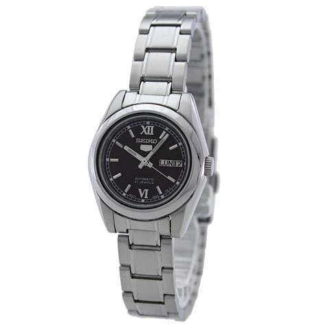 SEIKO SYMK25K1 Automatic Brown Dial Silver Stainless Steel Watch For Women