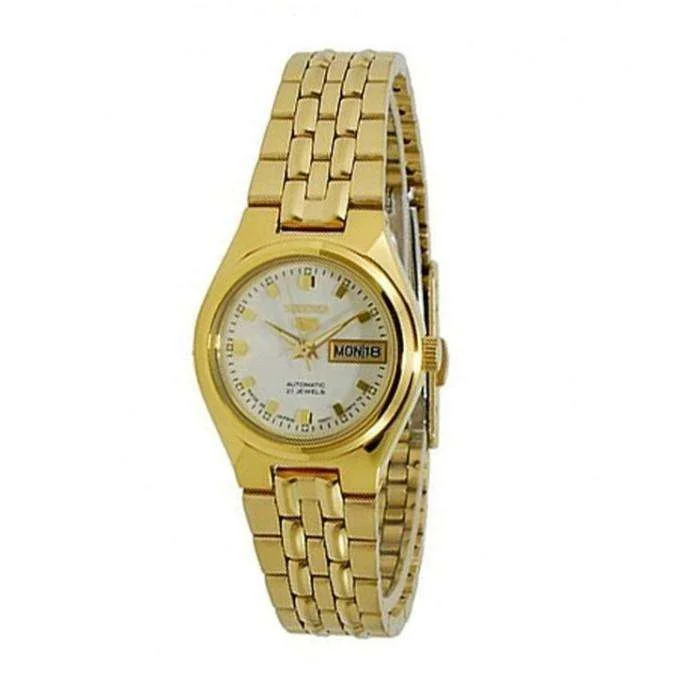 SEIKO SYMK46K1 Automatic Gold Stainless Steel Watch for Women